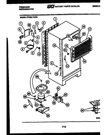 System and automatic defrost parts