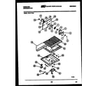 Frigidaire FPZ17TFL2 shelves and supports diagram