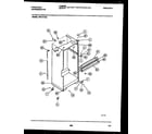Frigidaire FPI17TFF2 cabinet parts diagram