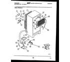 Frigidaire FPES18TLL4 system and automatic defrost parts diagram
