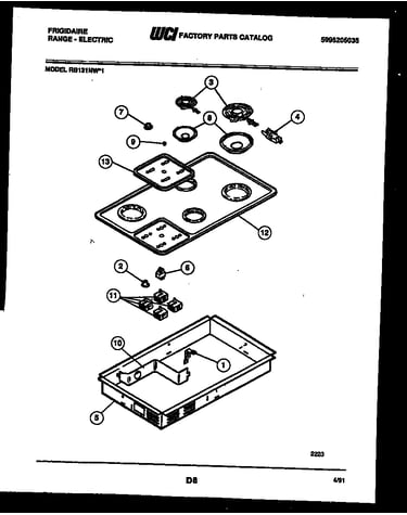 Cooktop parts