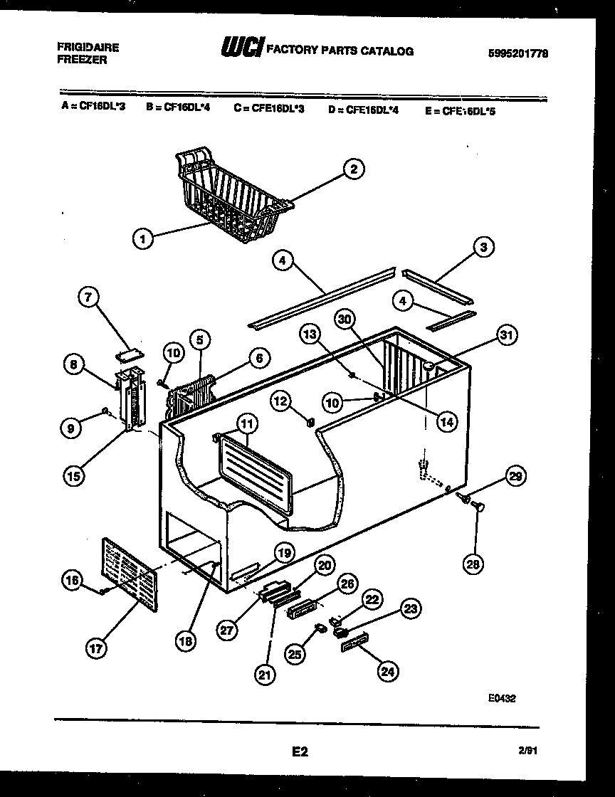 CABINET PARTS