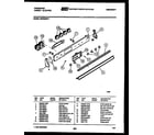 Frigidaire RG533NL1 control panel diagram