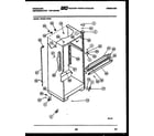 Frigidaire FPCE21TIFL4 cabinet parts diagram