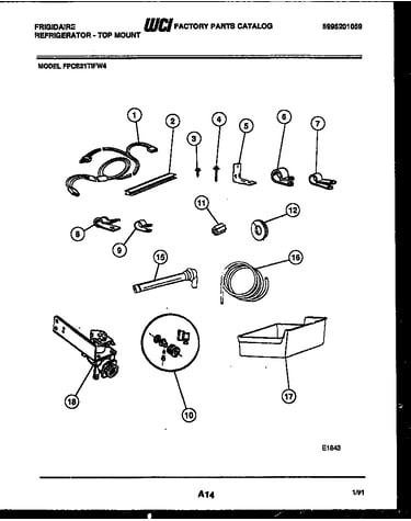 Ice maker and installation parts