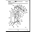 Frigidaire FPES21TNW1 cabinet parts diagram