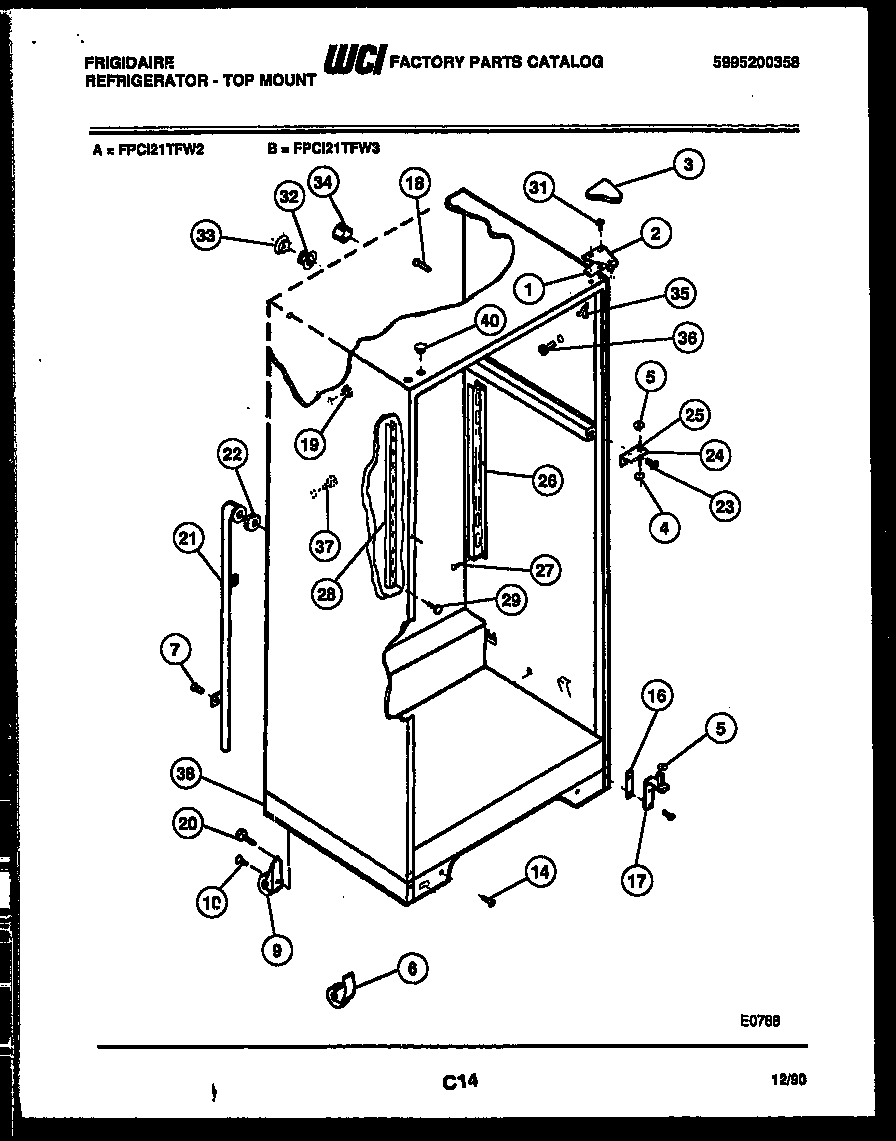 CABINET PARTS