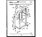 Frigidaire FPCI21TFH3 cabinet parts diagram