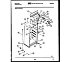 Frigidaire FPD19TFL1 cabinet parts diagram