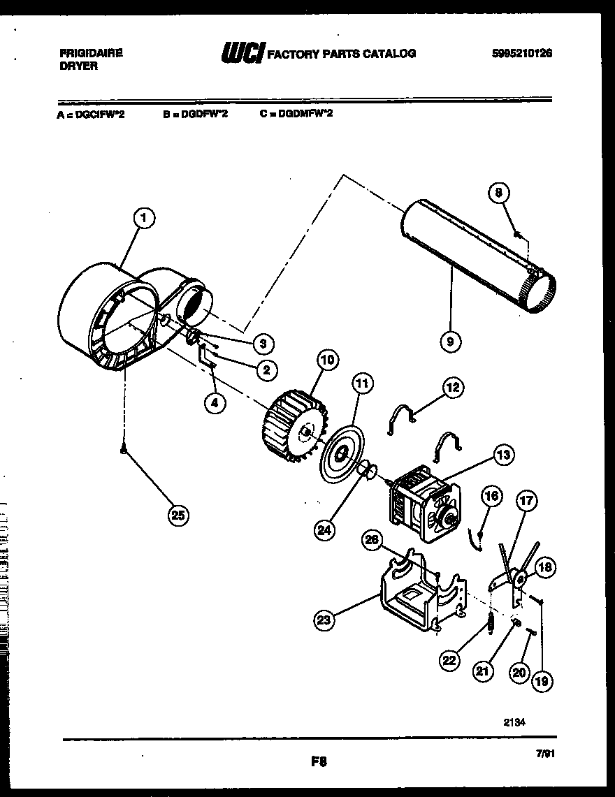 Blower and drive parts