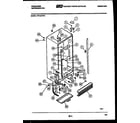 Frigidaire FPZ19VFW1 cabinet parts diagram
