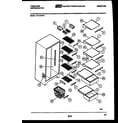 Frigidaire FPZ19VFH1 shelves and supports diagram