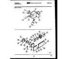 Frigidaire FPZ19VFW1 refrigerator control assembly, damper control assembly and f diagram
