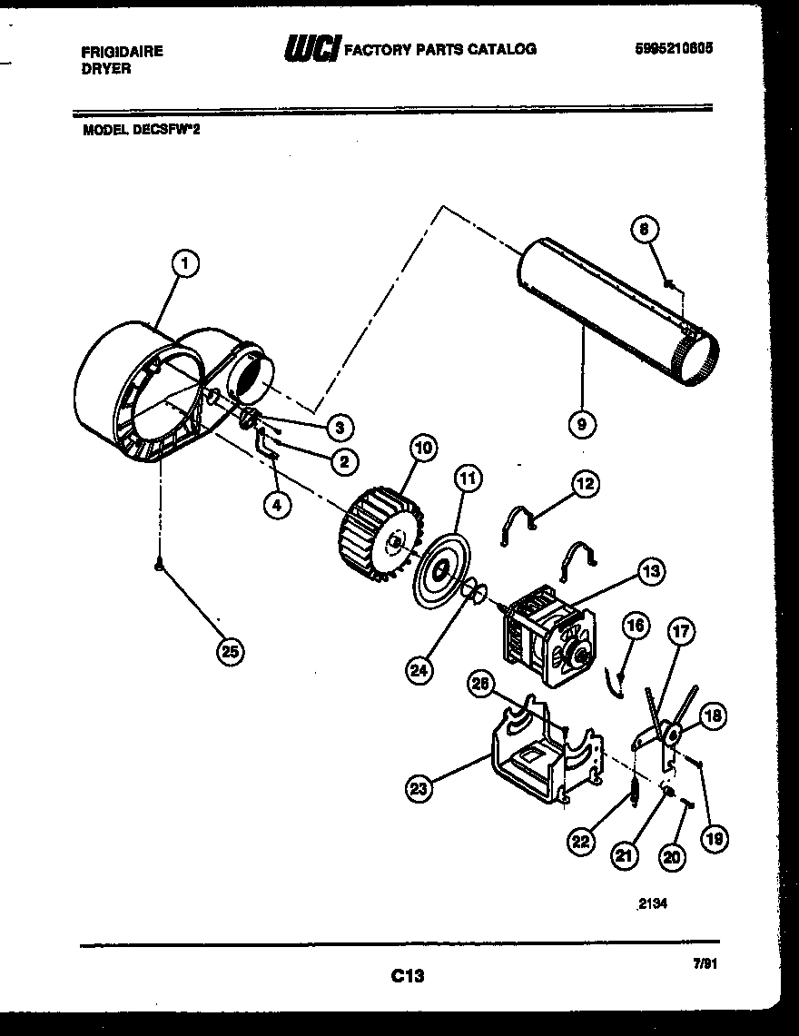 Blower and drive parts