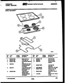 Cooktop and broiler parts