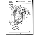 Frigidaire FPEM18PL0 cabinet parts diagram