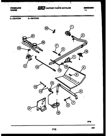Burner, manifold and gas control