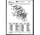 Frigidaire AR22NE5P1 cabinet parts diagram