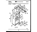 Frigidaire FP18TLW4 cabinet parts diagram