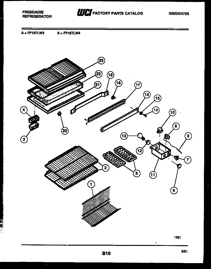 Shelves and supports