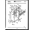 Frigidaire FPE21TFA3 cabinet parts diagram