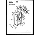Frigidaire FPD17TIFW3 cabinet parts diagram