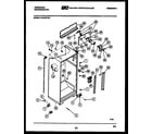 Frigidaire FPCI19TFL1 cabinet parts diagram