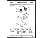 Frigidaire RE37BNL1 broiler parts diagram