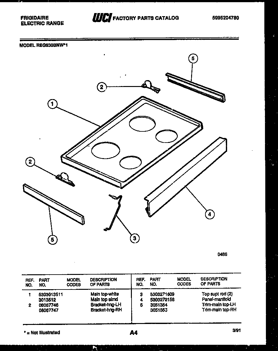 COOKTOP PARTS