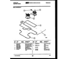 Frigidaire REG638BNL1 broiler parts diagram