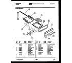 Frigidaire G30LPNW1 broiler drawer parts diagram