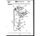 Frigidaire G30LPNW1 burner, manifold and gas control diagram