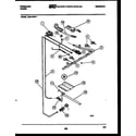 Frigidaire G30LPNL1 burner, manifold and gas control diagram