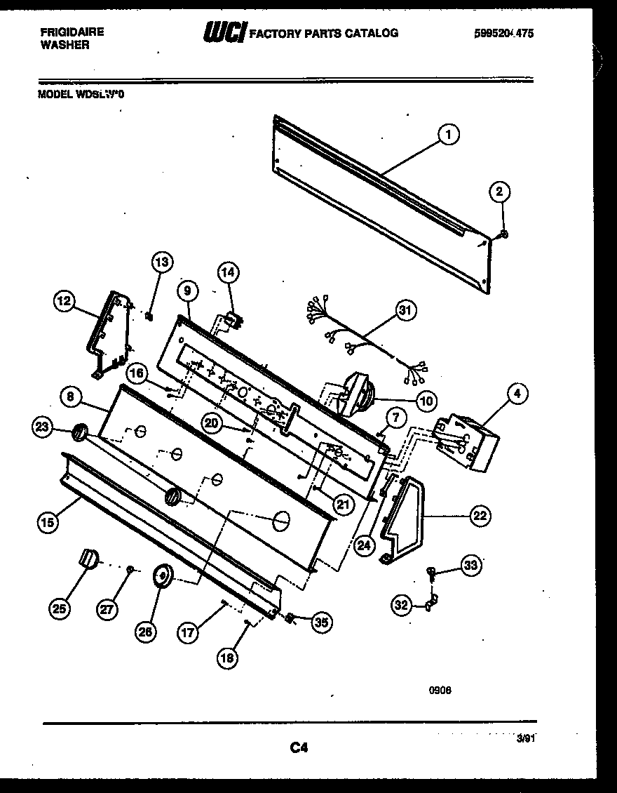Console and control parts