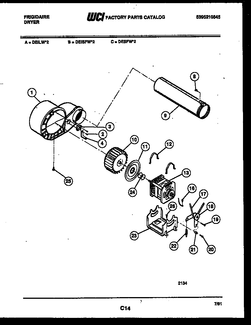 Blower and drive parts