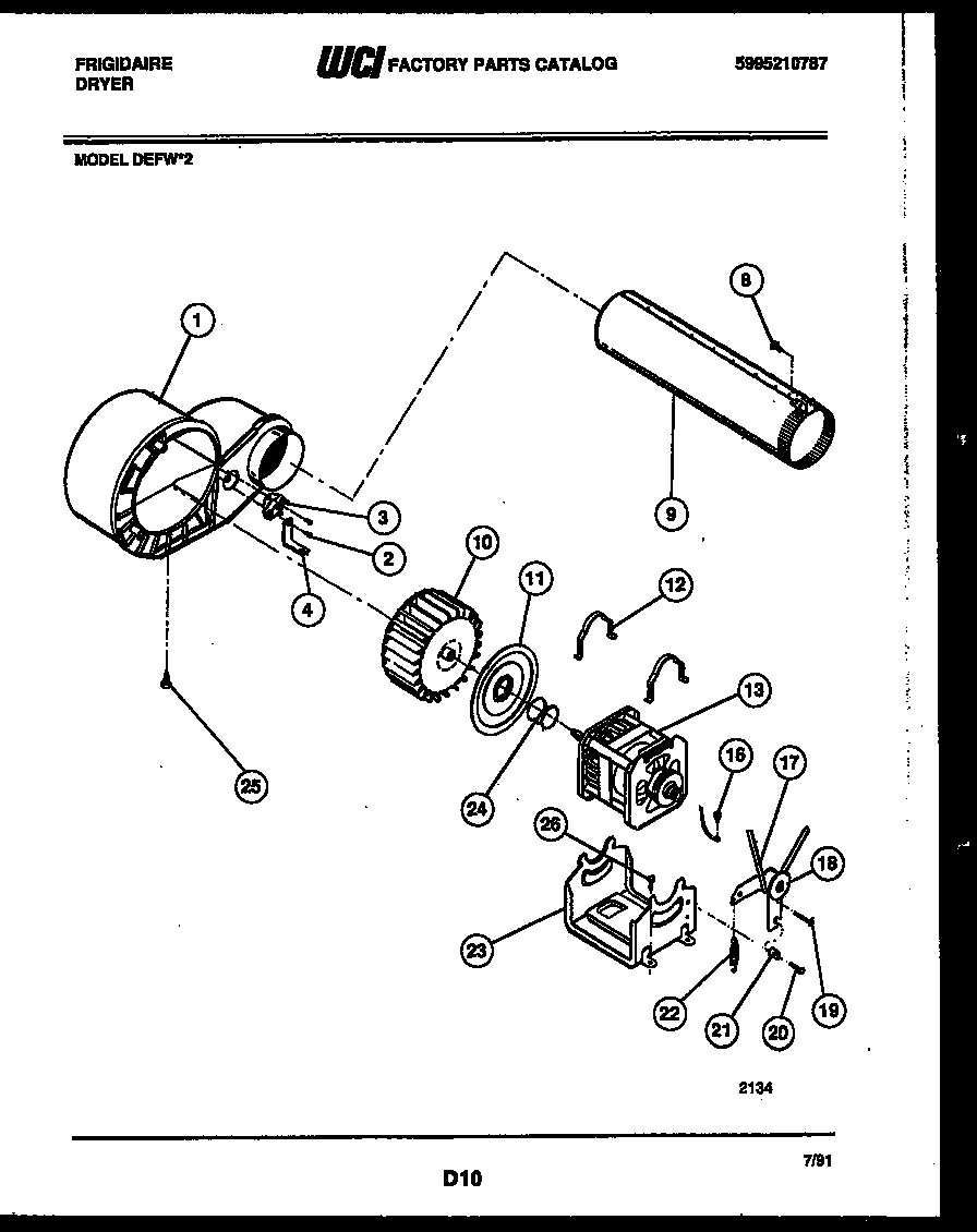 Blower and drive parts