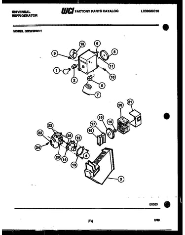 Refrigerator control assembly, damper control assembly and f