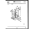 Frigidaire V13B cabinet parts diagram