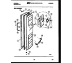 White-Westinghouse GSIW36AH2 freezer door parts diagram