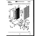 Kelvinator GSIW36AH2 system and automatic defrost parts diagram