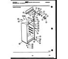 Kelvinator GTN140BG2 cabinet parts diagram