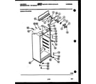 Frigidaire GTN140WC3 cabinet parts diagram