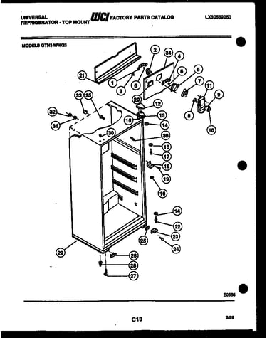 Cabinet parts