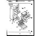 Frigidaire GCD12AJ0 cabinet parts diagram