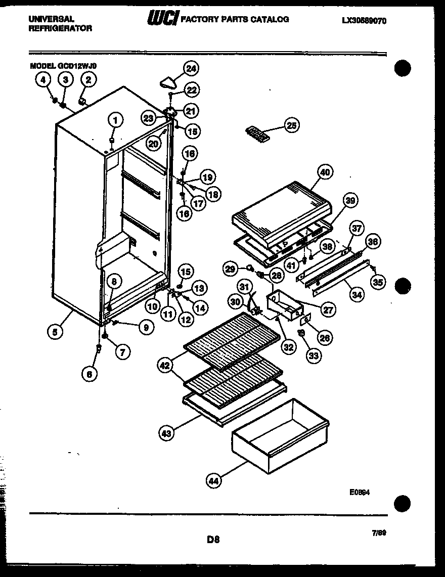 CABINET PARTS