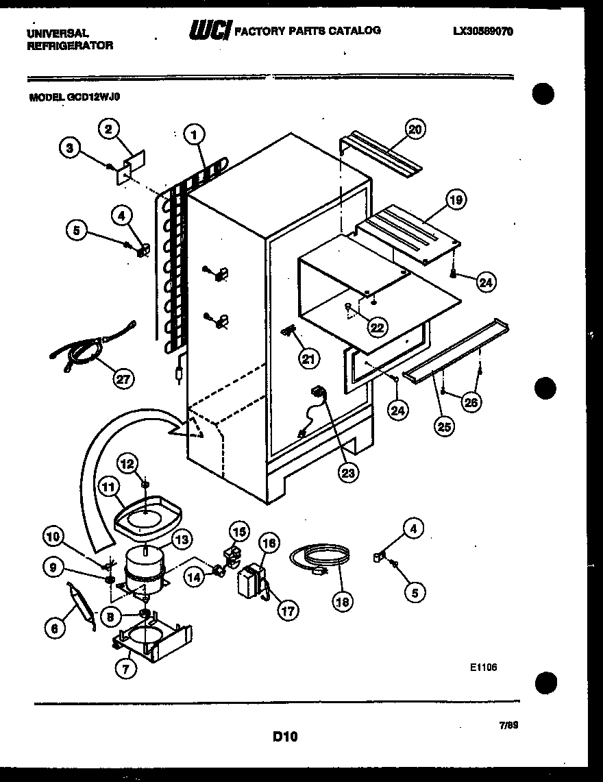 SYSTEM AND AUTOMATIC DEFROST PARTS