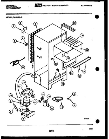 System and automatic defrost parts