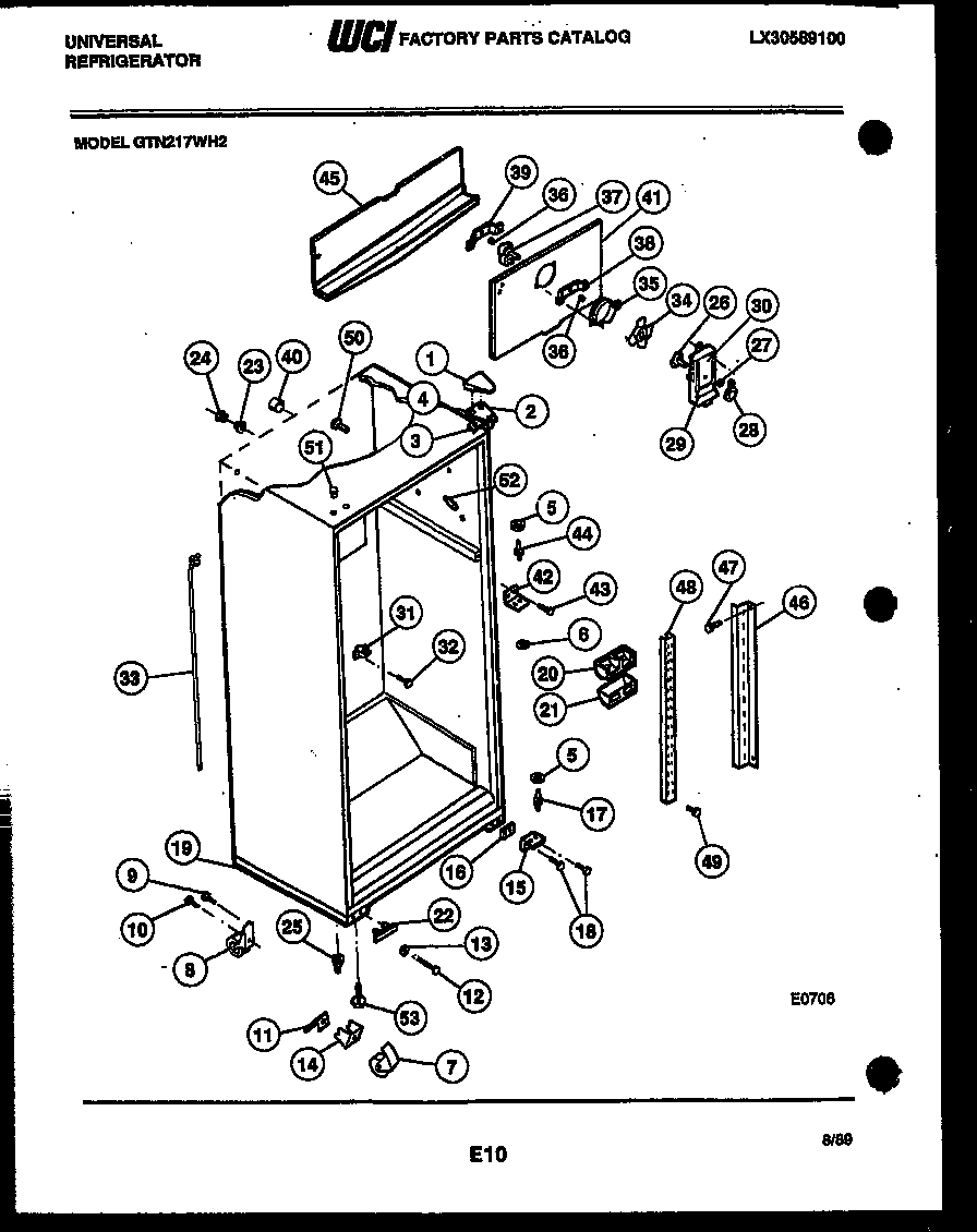Cabinet parts
