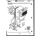 White-Westinghouse GTN217HH2 system and automatic defrost parts diagram
