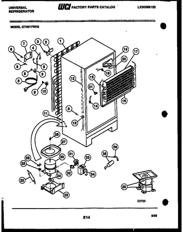 System and automatic defrost parts